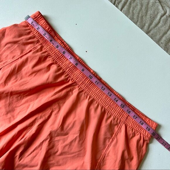 ATHLETA Plus Size Mesh Racer Run 4” Island Coral Breathable Short - Picture 10 of 12